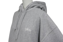 画像をギャラリービューアに読み込む, STUSSY ステューシー Basic Stussy Hoodie Sweat フーディ パーカー グレー サイズM 美品 中古 4b010128