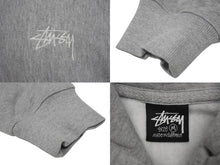 画像をギャラリービューアに読み込む, STUSSY ステューシー Basic Stussy Hoodie Sweat フーディ パーカー グレー サイズM 美品 中古 4b010128