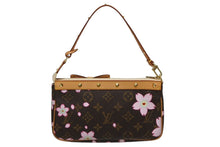 画像をギャラリービューアに読み込む, 極美品 LOUISVUITTON ルイヴィトン ポシェット アクセソワール アクセサリーポーチ M92006 モノグラム チェリーブロッサム 村上隆 中古 4b010131