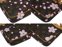 画像をギャラリービューアに読み込む, 極美品 LOUISVUITTON ルイヴィトン ポシェット アクセソワール アクセサリーポーチ M92006 モノグラム チェリーブロッサム 村上隆 中古 4b010131