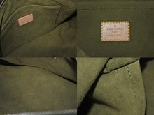 画像をギャラリービューアに読み込む, 極美品 LOUIS VUITTON ルイヴィトン ハンドバッグ デニム ネオスピーディ M95215 モノグラムデニム カーキ ゴールド金具 中古 4b010132