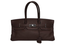 画像をギャラリービューアに読み込む, 極美品 ゴルチェデザイン HERMES エルメス ショルダーバーキン ブラウン トリヨンクレマンス ◻︎H刻 シルバー金具 中古 4b010133