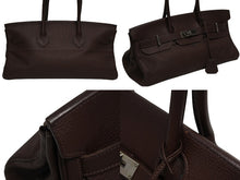 画像をギャラリービューアに読み込む, 極美品 ゴルチェデザイン HERMES エルメス ショルダーバーキン ブラウン トリヨンクレマンス ◻︎H刻 シルバー金具 中古 4b010133