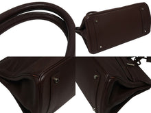 画像をギャラリービューアに読み込む, 極美品 ゴルチェデザイン HERMES エルメス ショルダーバーキン ブラウン トリヨンクレマンス ◻︎H刻 シルバー金具 中古 4b010133