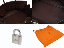 画像をギャラリービューアに読み込む, 極美品 ゴルチェデザイン HERMES エルメス ショルダーバーキン ブラウン トリヨンクレマンス ◻︎H刻 シルバー金具 中古 4b010133