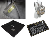 Load image into Gallery viewer, CHANEL シャネル アクト2 グラフィティ バックパック リュック A92352 19番台 ココマーク キャンバス ベージュ 美品 中古 4b010135