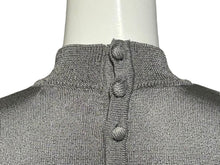 画像をギャラリービューアに読み込む, 極美品 Dior ディオール ワンピース オールド シルバー レーヨン サイズ L 10819_1812 中古 4b010137