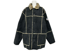 Load image into Gallery viewer, 新品同様品 Supreme シュプリーム 19SS リバーシブル ファー スエード コート ポリエステル アクリル サイズ XL ブラック金具 中古 4b010140