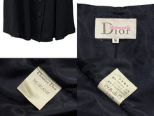 画像をギャラリービューアに読み込む, Dior ディオール ワンピース オールド ブラック 黒 ポリエステル レーヨン サイズ M 10836_1774 美品 中古 4b010148