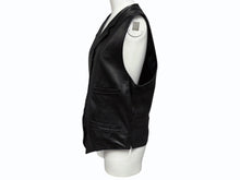 画像をギャラリービューアに読み込む, CHRISTIAN DIOR SPORTS クリスチャンディオール スポーツ ベスト 15F3104 ラムスキン ブラック ゴールド金具 サイズS 美品 中古 4b010149