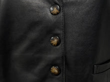 画像をギャラリービューアに読み込む, CHRISTIAN DIOR SPORTS クリスチャンディオール スポーツ ベスト 15F3104 ラムスキン ブラック ゴールド金具 サイズS 美品 中古 4b010149