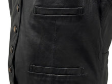 画像をギャラリービューアに読み込む, CHRISTIAN DIOR SPORTS クリスチャンディオール スポーツ ベスト 15F3104 ラムスキン ブラック ゴールド金具 サイズS 美品 中古 4b010149