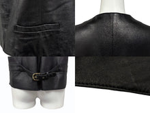 画像をギャラリービューアに読み込む, CHRISTIAN DIOR SPORTS クリスチャンディオール スポーツ ベスト 15F3104 ラムスキン ブラック ゴールド金具 サイズS 美品 中古 4b010149