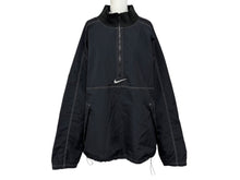 画像をギャラリービューアに読み込む, NIKE SUPREME ナイキ シュプリーム リップストップ プルオーバー ジャケット ブラック ナイロン ポリエステル XXL 極美品 中古 4b010152