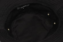 画像をギャラリービューアに読み込む, BALMAIN バルマン PB ラビリンス モノグラム バケット ハット ブラック 黒 ホワイト 白 コットン ポリエステル 美品 中古 4b010156