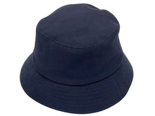 画像をギャラリービューアに読み込む, CHANEL シャネル バケットハット ココマーク ビーズ 95955090 ネイビーコ 紺 シルク 100% ランク 美品 中古 4b010157