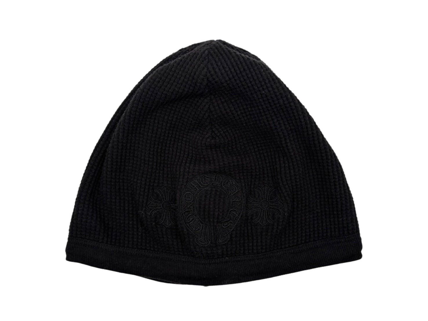 クロムハーツchrome hearts OLD ビーニーキャップ 初期 CHROME HEARTS クロムハーツ（原本無） USA製 OLD オールド ロゴ刺繍