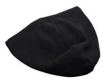 画像をギャラリービューアに読み込む, CHROME HEARTS クロムハーツ ビーニー サーマル ニット帽 2238 304 2209 ホースシュー アメリカ製 コットン ブラック 美品 中古 4b010159