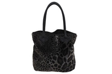 画像をギャラリービューアに読み込む, CHROME HEARTS クロムハーツ FS TOTE BLACK LEOPARD レオパード トートバッグ ブラック 美品 中古 4b010161