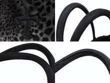 画像をギャラリービューアに読み込む, CHROME HEARTS クロムハーツ FS TOTE BLACK LEOPARD レオパード トートバッグ ブラック 美品 中古 4b010161