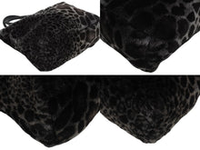 画像をギャラリービューアに読み込む, CHROME HEARTS クロムハーツ FS TOTE BLACK LEOPARD レオパード トートバッグ ブラック 美品 中古 4b010161