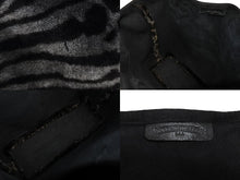 画像をギャラリービューアに読み込む, CHROME HEARTS クロムハーツ FS TOTE BLACK LEOPARD レオパード トートバッグ ブラック 美品 中古 4b010161