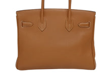 画像をギャラリービューアに読み込む, 極美品 HERMES エルメス バーキン30 ハンドバッグ トゴ ゴールド シルバー金具 ☐I刻印 中古 4b010162