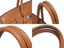 画像をギャラリービューアに読み込む, 極美品 HERMES エルメス バーキン30 ハンドバッグ トゴ ゴールド シルバー金具 ☐I刻印 中古 4b010162