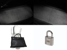 画像をギャラリービューアに読み込む, 新品同様 HERMES エルメス ケリー 40 ハンドバッグ 2WAY ブラック 内縫い トゴ シルバー金具 ◻︎H刻印 中古 4b010164