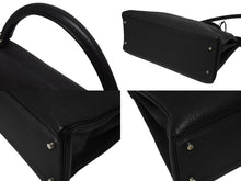 画像をギャラリービューアに読み込む, 新品同様 HERMES エルメス ケリー 40 ハンドバッグ 2WAY ブラック 内縫い トゴ シルバー金具 ◻︎H刻印 中古 4b010164