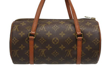 画像をギャラリービューアに読み込む, LOUIS VUITTON ルイヴィトン パピヨン26 ハンドバッグ モノグラム M51366 筒型 モノグラムキャンバス ブラウン 美品 中古 4b010166