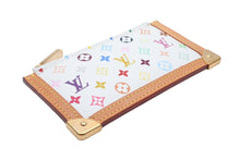 画像をギャラリービューアに読み込む, 新品同様 LOUISVUITTON ルイヴィトン ポシェットクレコインケース M92655 モノグラムマルチカラー 村上隆 ホワイト 中古 4b010167