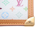 画像をギャラリービューアに読み込む, 新品同様 LOUISVUITTON ルイヴィトン ポシェットクレコインケース M92655 モノグラムマルチカラー 村上隆 ホワイト 中古 4b010167