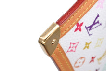 画像をギャラリービューアに読み込む, 新品同様 LOUISVUITTON ルイヴィトン ポシェットクレコインケース M92655 モノグラムマルチカラー 村上隆 ホワイト 中古 4b010167