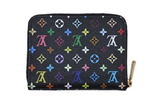 画像をギャラリービューアに読み込む, 極美品 LOUIS VUITTON ルイヴィトン モノグラムマルチカラー ジッピー コイン パース グルナード コインケース ブラック M93740 中古 4b010168