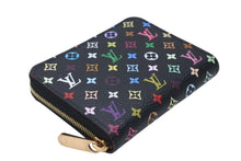 画像をギャラリービューアに読み込む, 極美品 LOUIS VUITTON ルイヴィトン モノグラムマルチカラー ジッピー コイン パース グルナード コインケース ブラック M93740 中古 4b010168