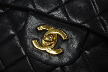 画像をギャラリービューアに読み込む, CHANEL シャネル マトラッセ23 Wフラップ Wチェーンショルダーバッグ 1番台 ラムスキン ココマーク ブラック 美品 中古 4b010170