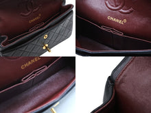 画像をギャラリービューアに読み込む, CHANEL シャネル マトラッセ23 Wフラップ Wチェーンショルダーバッグ 1番台 ラムスキン ココマーク ブラック 美品 中古 4b010170