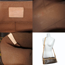 画像をギャラリービューアに読み込む, LOUIS VUITTON ルイヴィトン ポパンクール ロン ショルダーバッグ M40008 ヌメ革 レザー ゴールド金具 ブラウン 美品 中古 4b010175