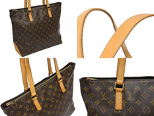 画像をギャラリービューアに読み込む, LOUIS VUITTON ルイヴィトン カバ メゾ トートバッグ M51151 モノグラム ブラウン PVC レザー ゴールド金具 美品 中古 4b010181