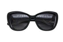 画像をギャラリービューアに読み込む, CHANEL シャネル サングラス アイウェア サイズ54□18 140 622/S8 ココマーク ハート ブラック ゴールド 美品 中古 4b010182