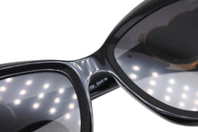 画像をギャラリービューアに読み込む, CHANEL シャネル サングラス アイウェア サイズ54□18 140 622/S8 ココマーク ハート ブラック ゴールド 美品 中古 4b010182