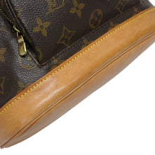 画像をギャラリービューアに読み込む, LOUIS VUITTON ルイヴィトン モンスリMM バックパック M51136 ブラウン モノグラム PVC ゴールド金具 美品 中古 4b010183
