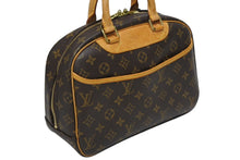 画像をギャラリービューアに読み込む, LOUIS VUITTON ルイヴィトン トゥルービル ハンドバッグ M42228 モノグラム ブラウン PVC レザー ゴールド金具 美品 中古 4b010184