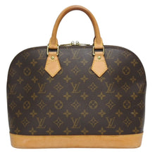 画像をギャラリービューアに読み込む, LOUIS VUITTON ルイ ヴィトン アルマPM ハンドバッグ M51130 モノグラム PVC ブラウン ゴールド金具 美品 中古 4b010189