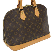 画像をギャラリービューアに読み込む, LOUIS VUITTON ルイ ヴィトン アルマPM ハンドバッグ M51130 モノグラム PVC ブラウン ゴールド金具 美品 中古 4b010189