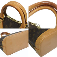 画像をギャラリービューアに読み込む, LOUIS VUITTON ルイ ヴィトン アルマPM ハンドバッグ M51130 モノグラム PVC ブラウン ゴールド金具 美品 中古 4b010189