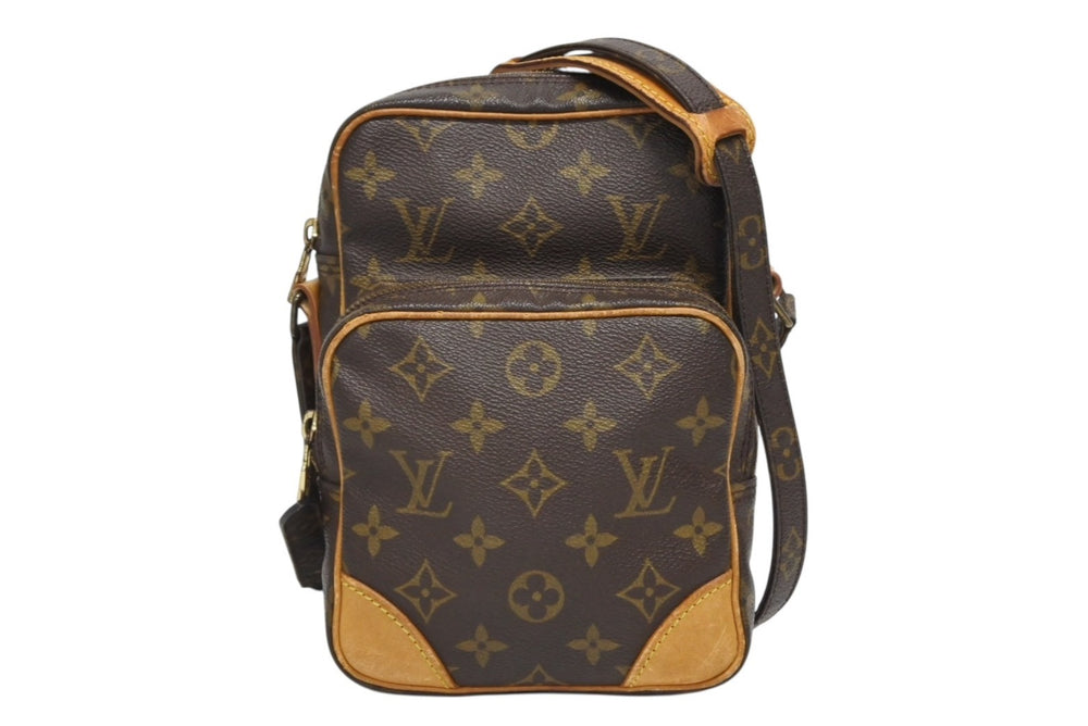 LOUIS VUITTON Amazon Shoulder Bag M45236 Monogram PVC Leather Brown Good Condition Used 4b010192