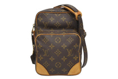 LOUIS VUITTON Amazon Shoulder Bag M45236 Monogram PVC Leather Brown Good Condition Used 4b010192