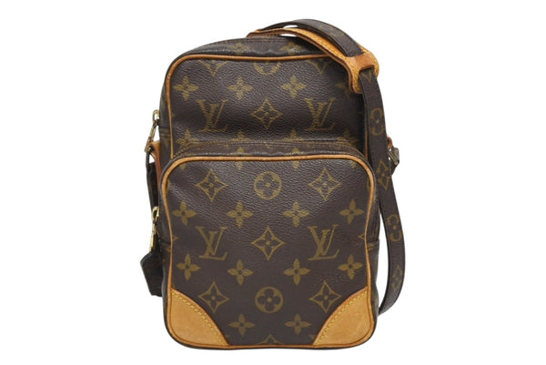 LOUIS VUITTON Amazon Shoulder Bag M45236 Monogram PVC Leather Brown Good Condition Used 4b010192